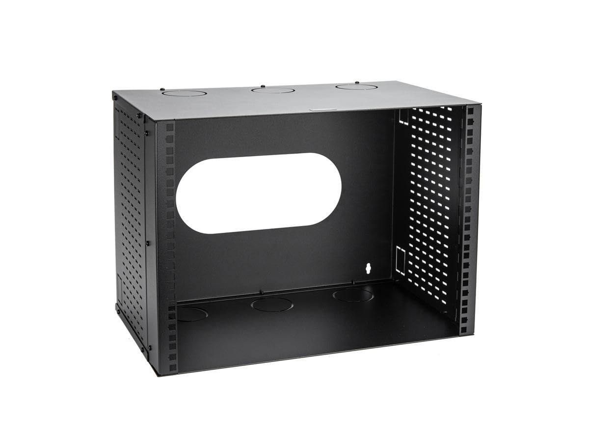 Solidrack 8U Wall Mount Network Rack - Low Profile Wallmount Bracket - 11In Deep