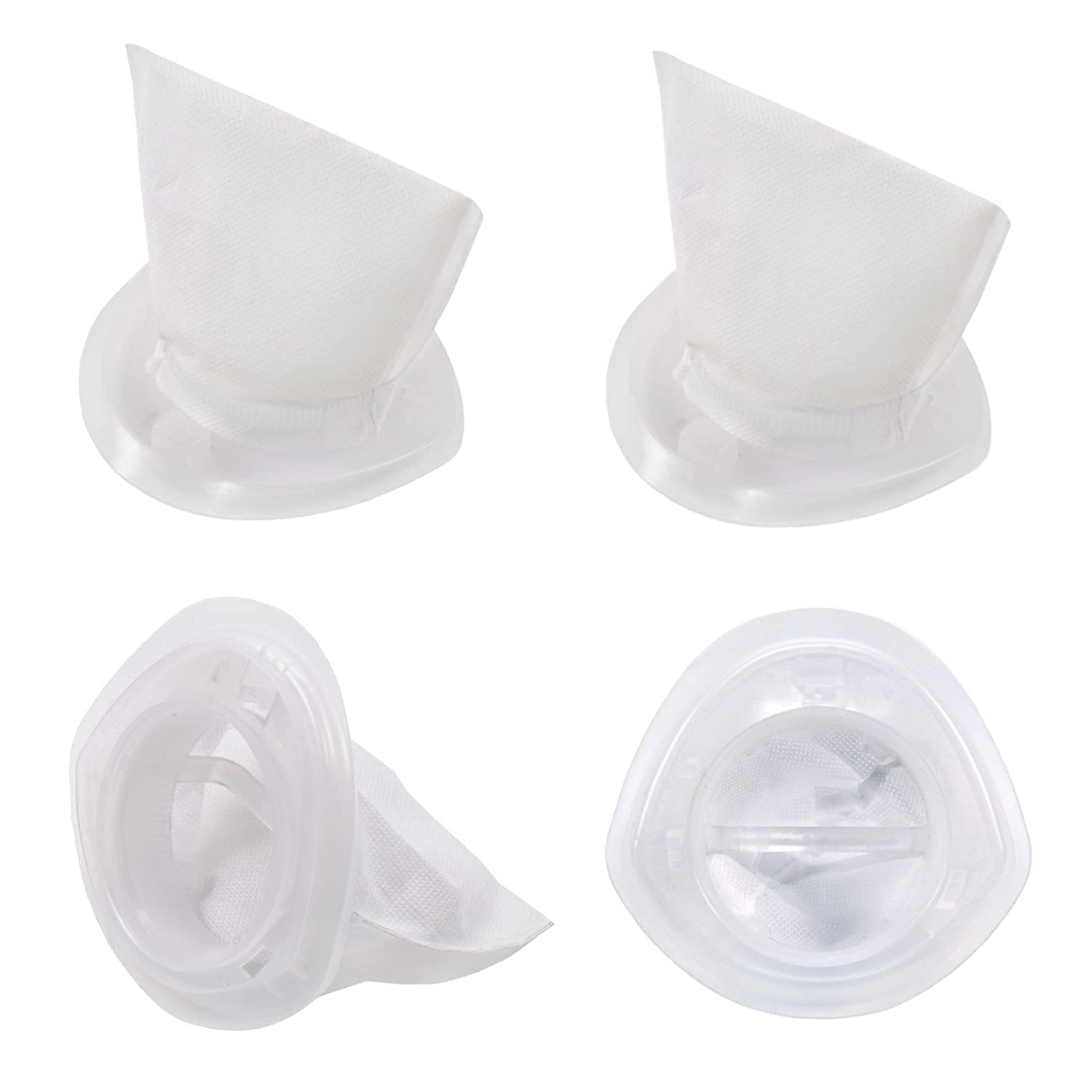 Hqrp 4 Pack Filter Compatible With Black+Decker Hnv115B, Hnv115J, Hnv215B, Hnv220B Series Hand Vac Vacuum Cleaners, Evf100 Repla