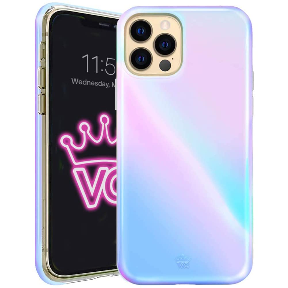 Velvet Caviar Compatible With Iphone 13 Pro Max Case Holographic Nebula [8Ft Drop Tested] Protective Phone Cases