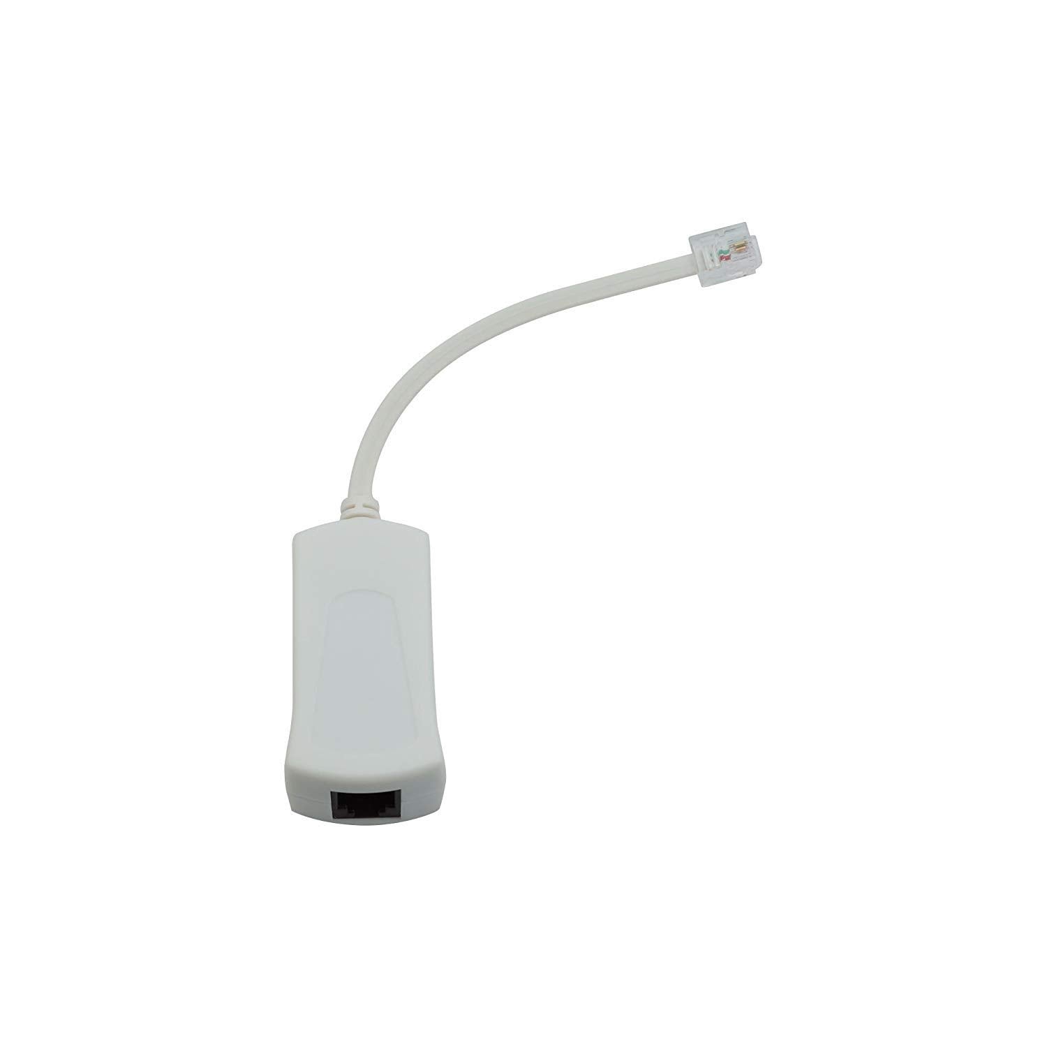 InstallerParts DSL Modem Phone Filter 35275 for Interference Elimination & Static Noise Blocker 5 Pack Ivory