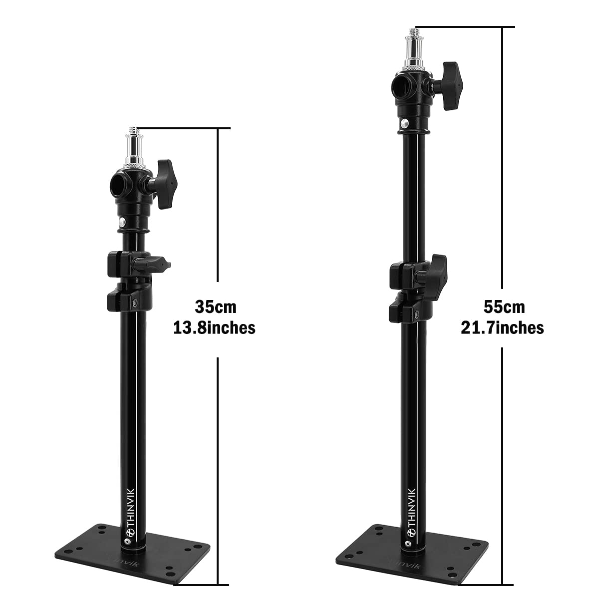 Thinvik Photography Studio Camera Stand,Lighting Wall Ceiling Mount Boom Arm For Video Monolight,Reflector,Overhead Vertical Hor