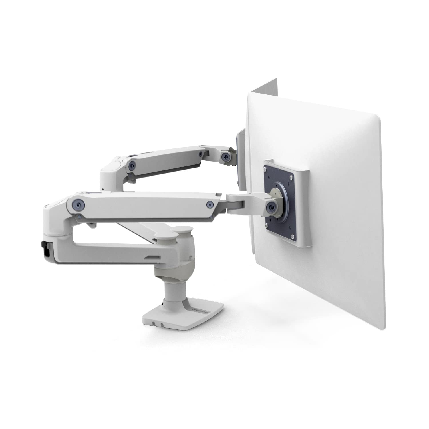 Ergotron � LX Dual Monitor Arm, VESA Desk Mount � for 2 Monitors Up to 27 Inches, 7 to 20 lbs Each � White