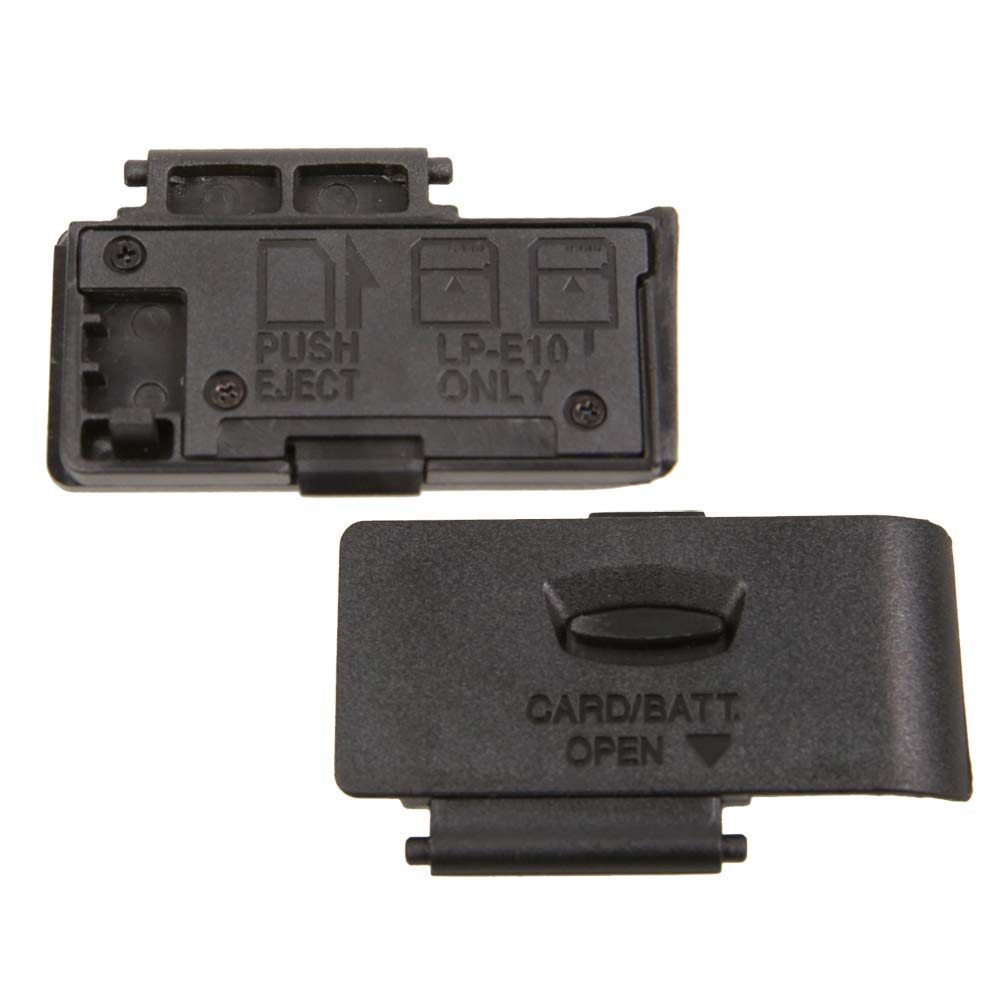 Phototrust Battery Door Cover Lid Cap Replacement Repair Part Compatible With Canon Eos 1100D Eos Rebel T3 Dslr Digital Camera