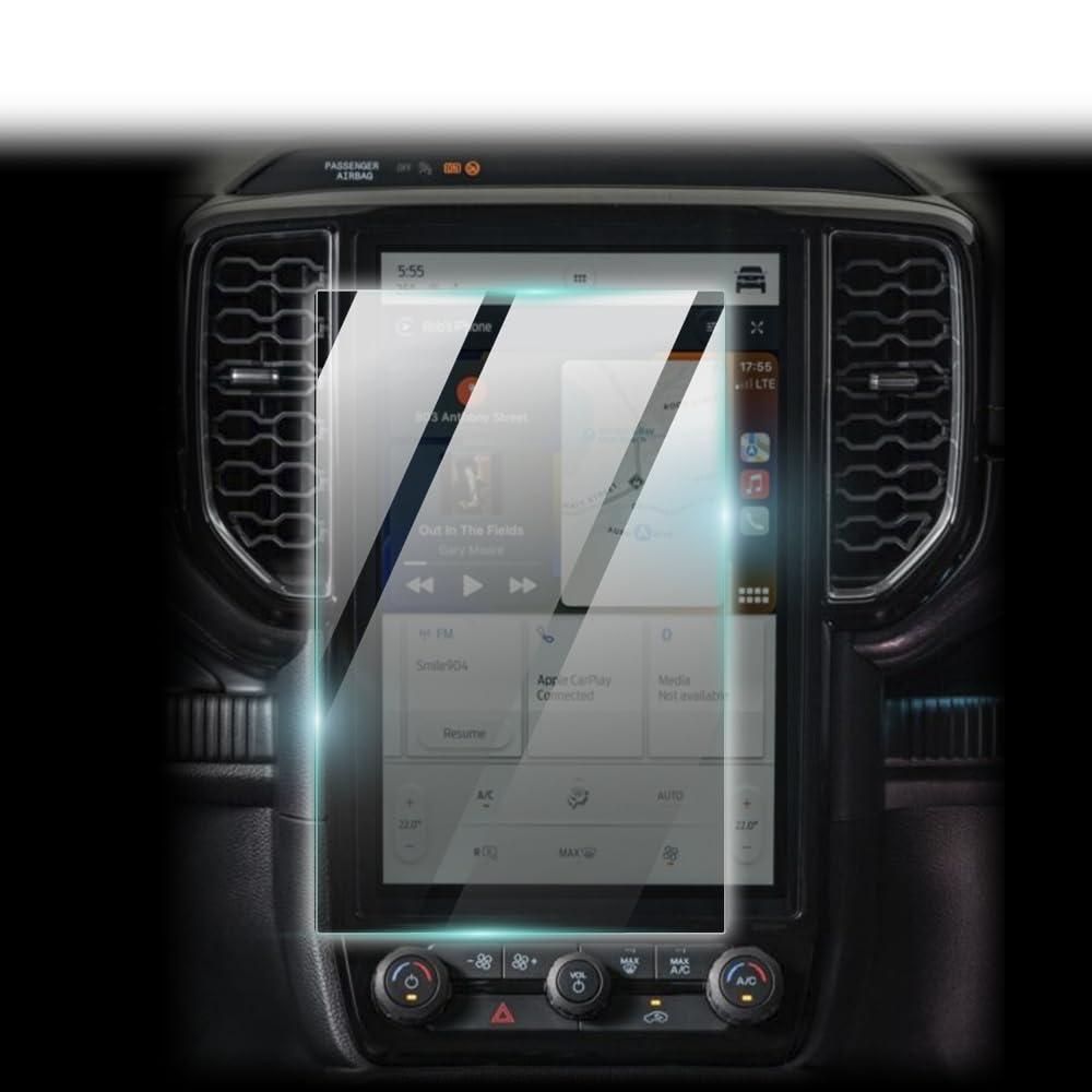 Ipg Proactive Made For Ford 2024-2025 Ranger Xl/Xlt Mt-At 10 Inch Navigation Display 9H Hardness Screen Protector Nano Ceramic F