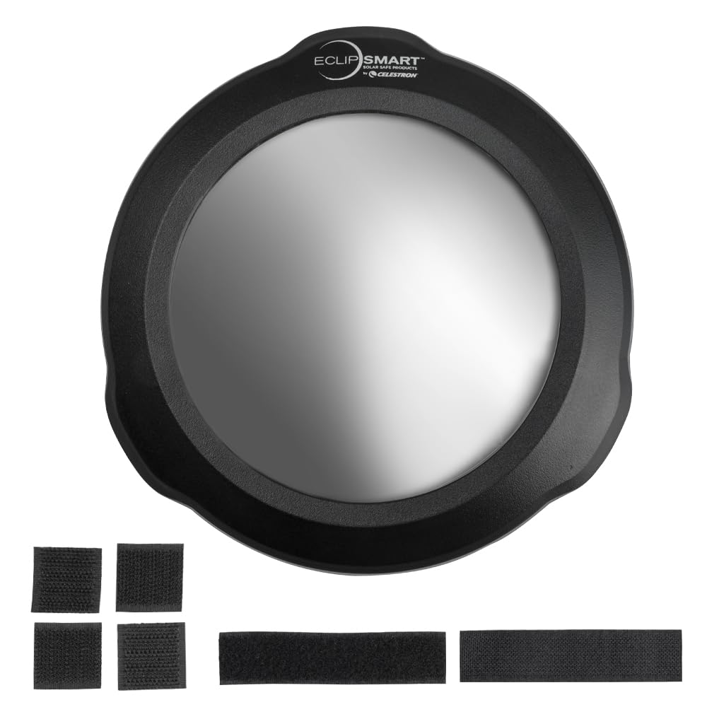 Celestron - EclipSmart Safe Solar Eclipse Telescope Filter - Meets ISO 12312-2:2015(E) Standards - Works with 6    Schmidt-Casse