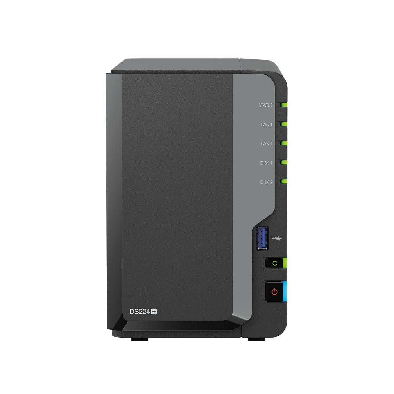 Synology Ds224+ 2 Bay Diskstation Nas (Intel Celeron J4125 4 Core 2.0 Ghz 2Gb Ddr4 Ram 2Xrj 45 1Gbe Lan Port) 6Tb Bundle With 2X