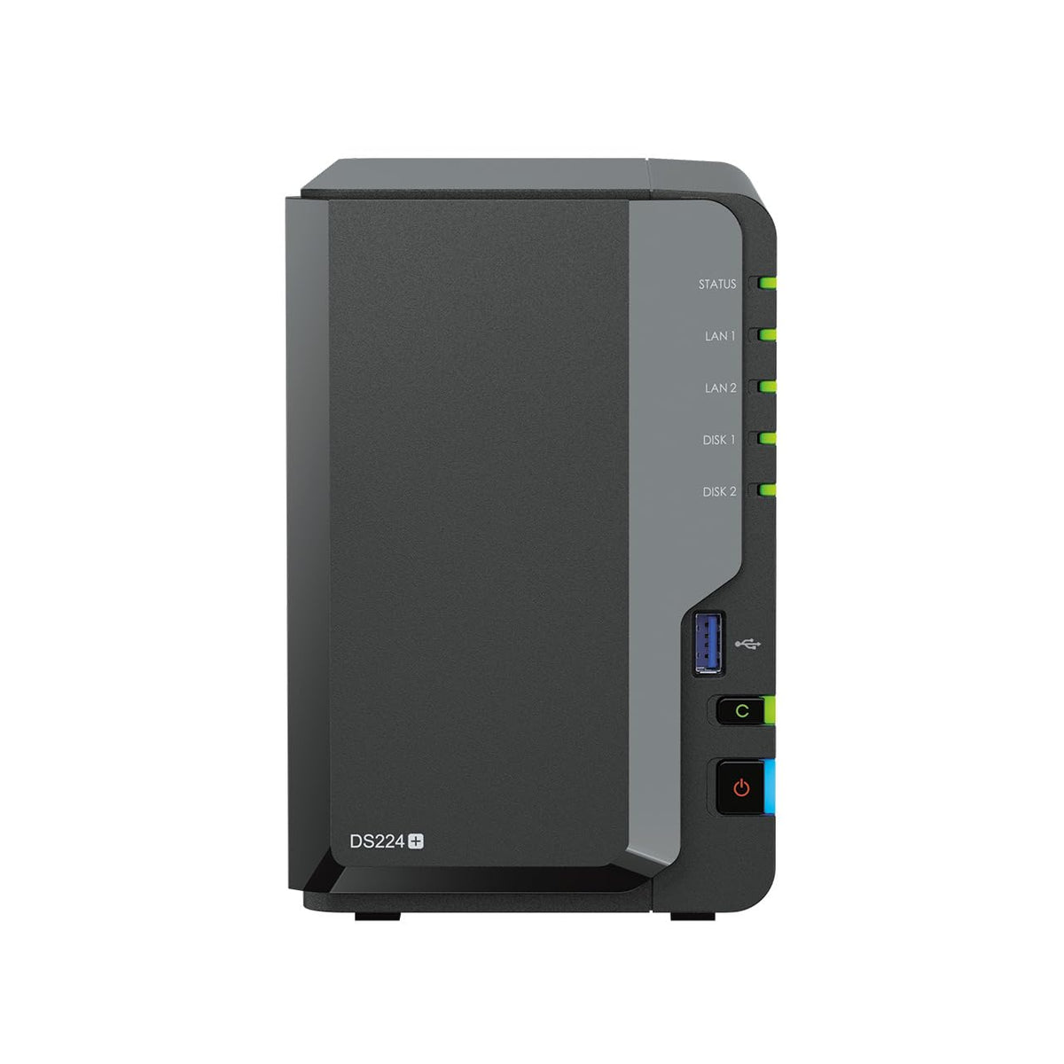 Synology Ds224+ 2-Bay Diskstation Nas (Intel Celeron J4125 4-Core 2.0 Ghz 2Gb Ddr4 Ram 2Xrj-45 1Gbe Lan-Port) 8Tb Bundle With 2X