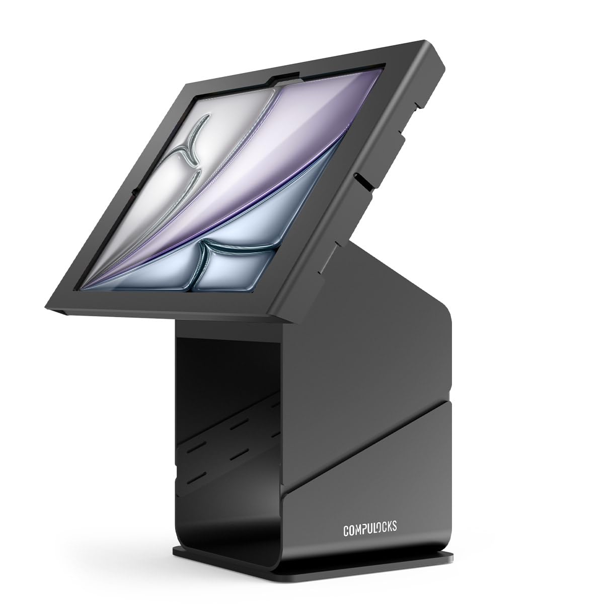 Ipad Air M2/M3/M4 13In, Apex Enclosure Tablet Printer Kiosk - Black