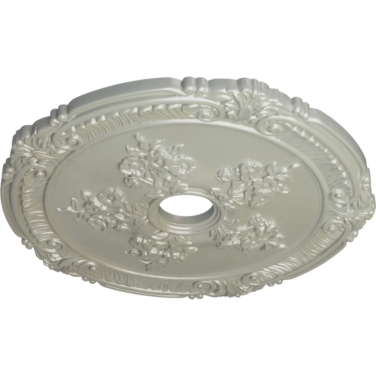 Ekena Millwork Cm26Atfcs Attica With Rose Ceiling Medallion, 26''Od X 3 3/4''Id X 1 1/2''P, Hand Painted Flash Copper