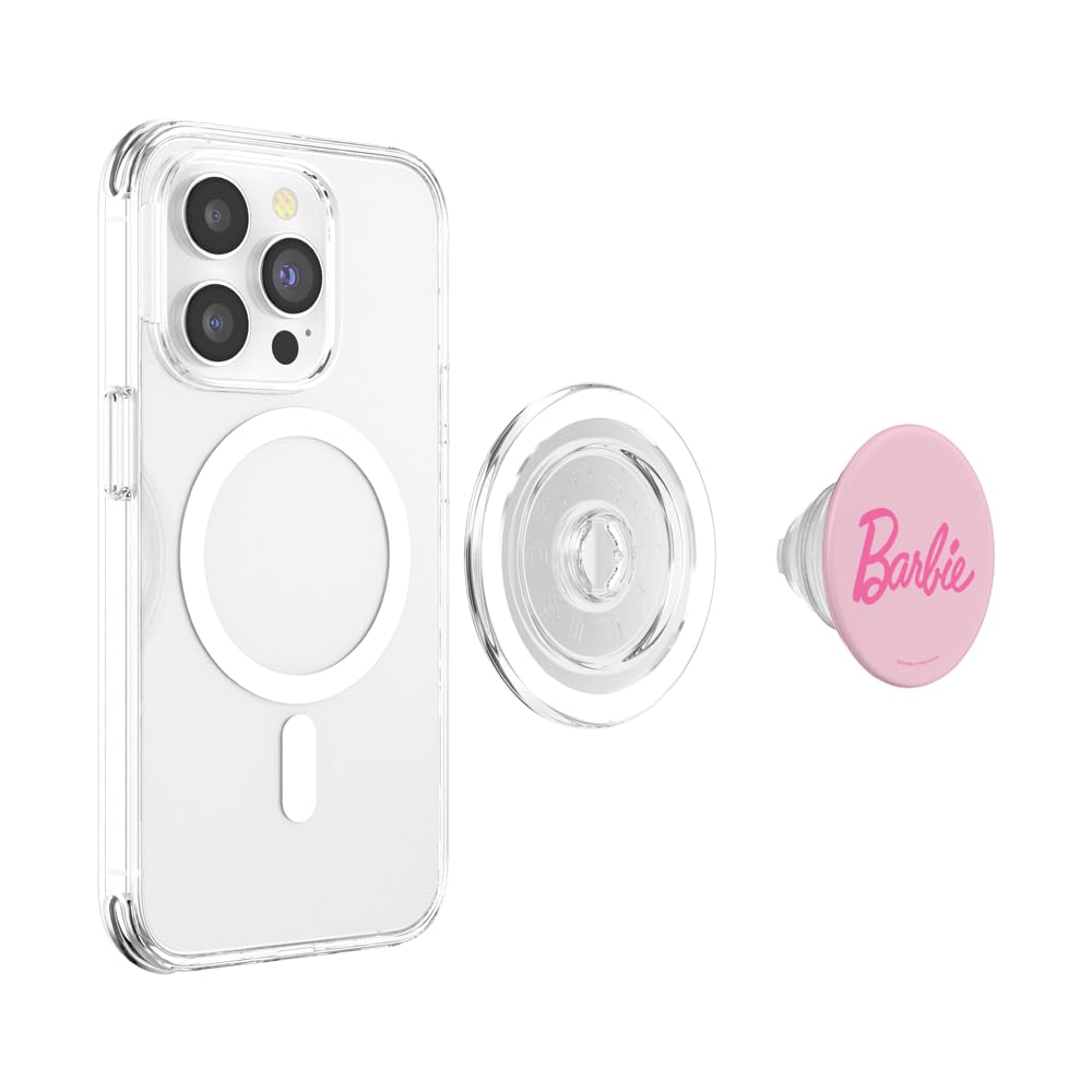 Barbie Classic Pink Logo Popsockets Popgrip For Magsafe