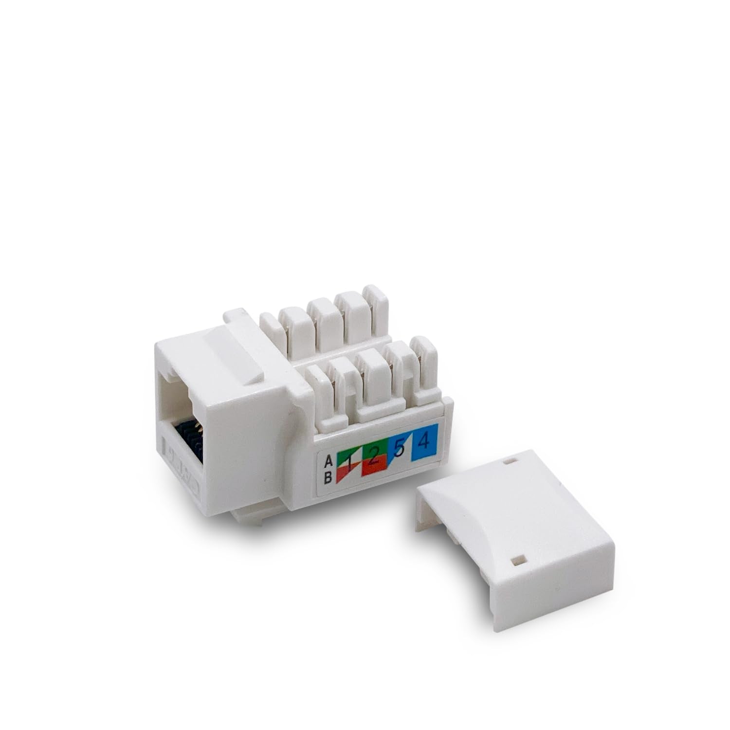 (10 Pack) Cat6 Keystone Jack   [Ul Listed]   Ethernet Wall Jack   Wall Cat6   Cat6 Network Coupler   Keystone Jack   Cat5/5E/6 C