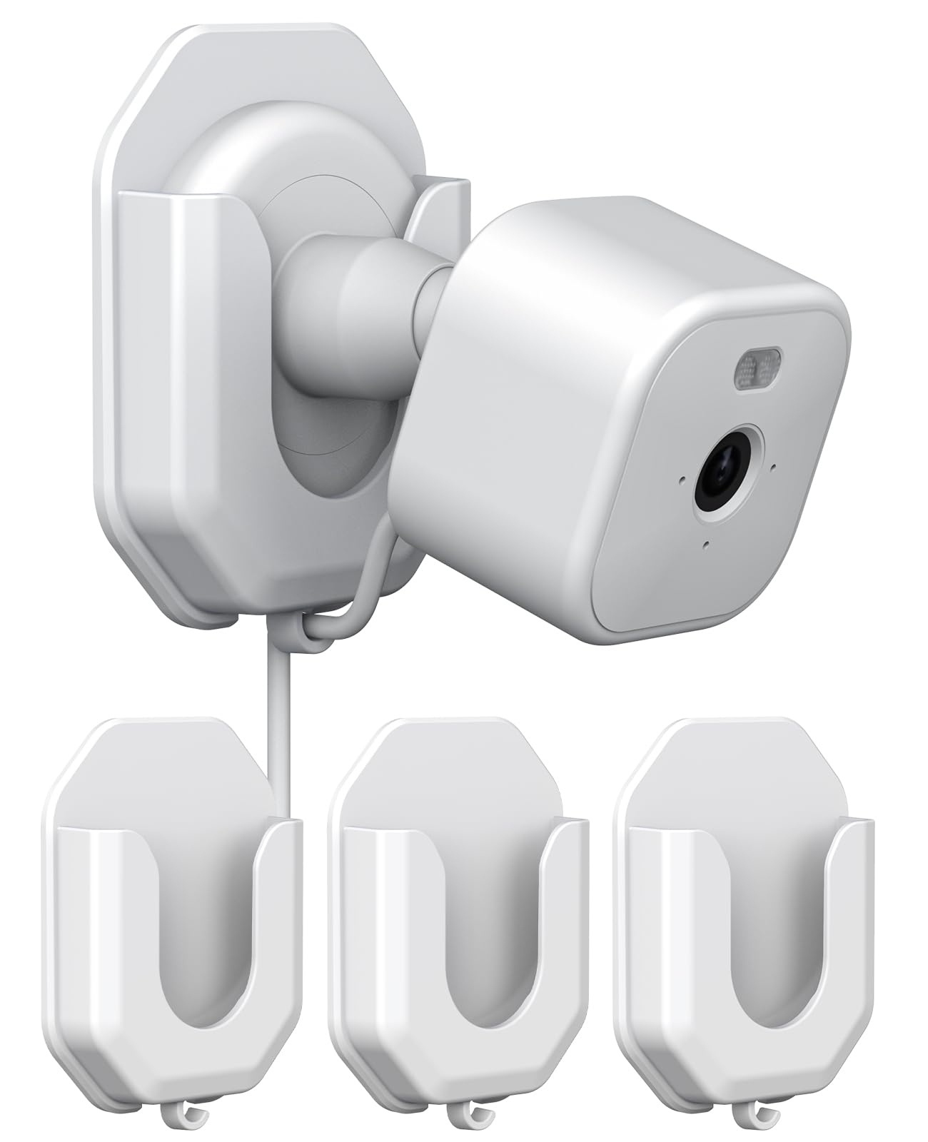 3 Pack Blink Camera Adhesive No Drill Wall Mount Bracket For Blink Mini /Mini 2 /Blink Outdoor 4 /Blink Indoor Cameras, No Drill