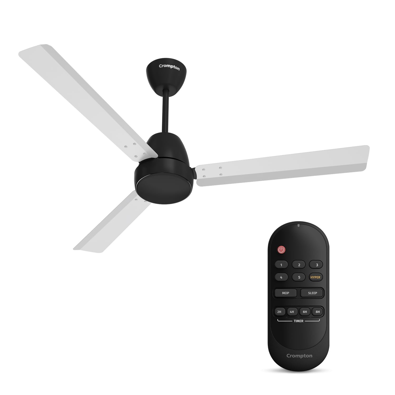 Crompton Energion Nucleoid 1200Mm Bldc Ceiling Fan | Remote Control | Bee 5 Star Energy Rated | High Air Delivery | 4 Years Manu