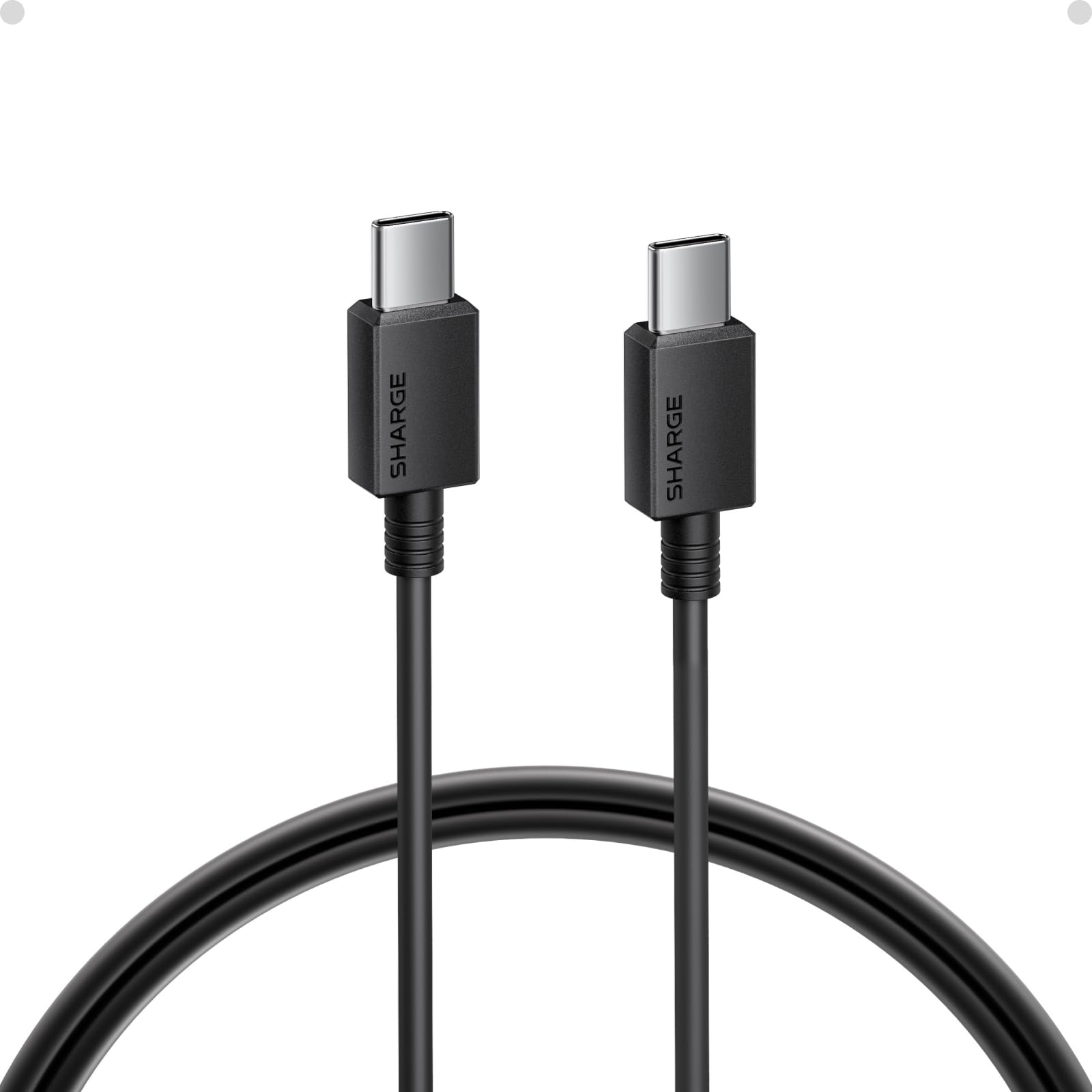 sharge USB C to USB C Cable, 60W Fast Charging Cord, UltraDurable Fast Charging for iPhone 17 Series, MacBook, Galaxy S24