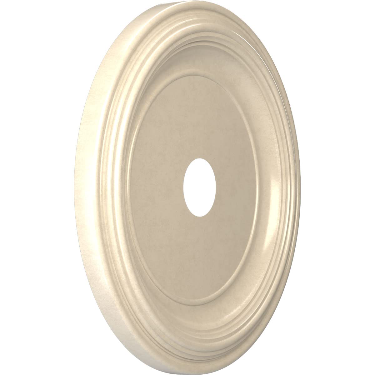 Ekena Millwork 22''Od X 3 1/2''Id X 1 1/2''P Traditional Thermoformed Pvc Ceiling Medallion (Fits Canopies Up To 13 1/2''), Univ