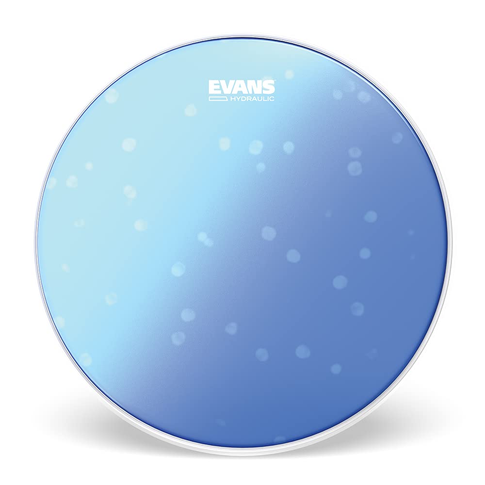 Evans Drum Heads   Snare Drum Head   B13Hbg   Hydraulic Blue Coated Drumhead   13 Inch