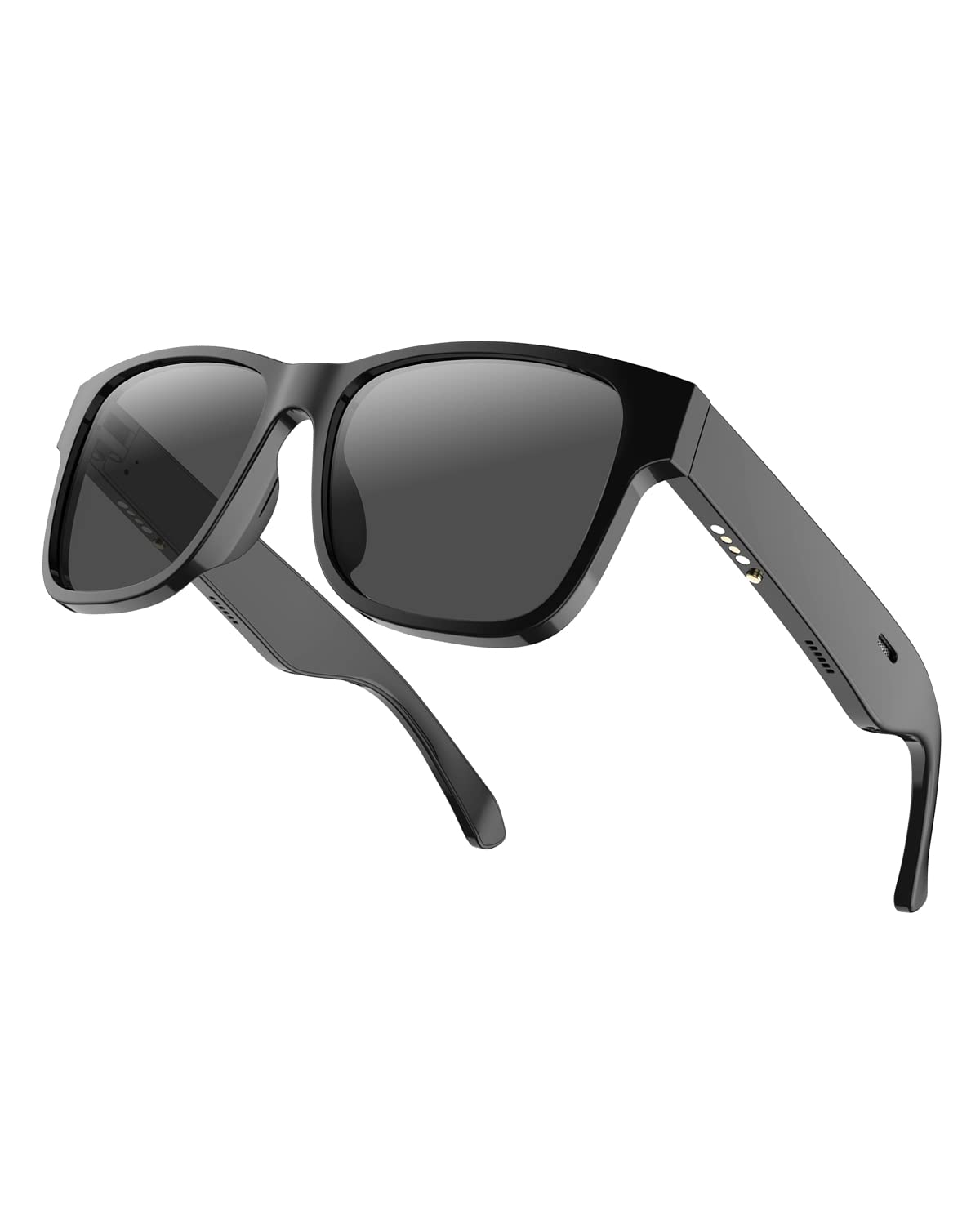 Bluetooth Audio Smart Glasses For Men Women, Ruimen Smart Sunglasses With Speakers And Mics Open Ear Music Hands Free Calling, V