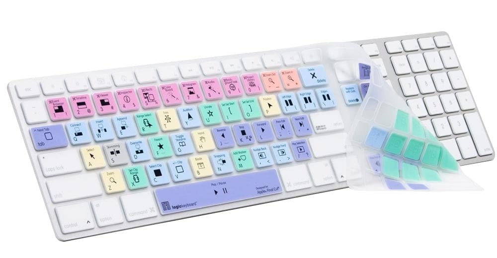 Logickeyboard Skin Designed For Final Cut 5 6 7   Before 2017 Wired Keyboard Cover Part: Ls Fcpx10 M89 Us