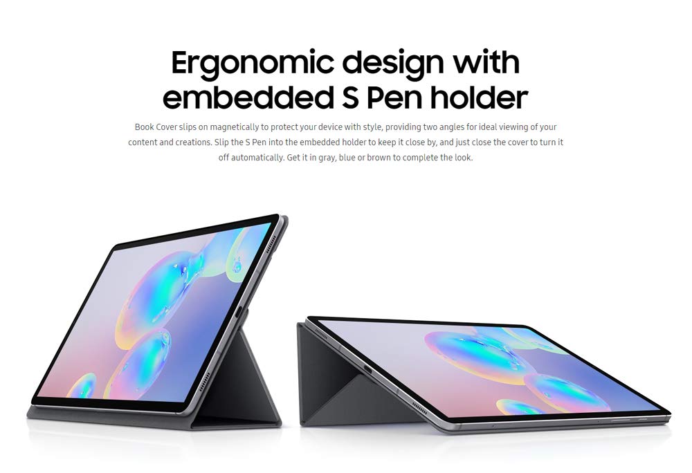 Samsung Book Cover (Ef-Bt860) For Galaxy Tab S6 - Grey