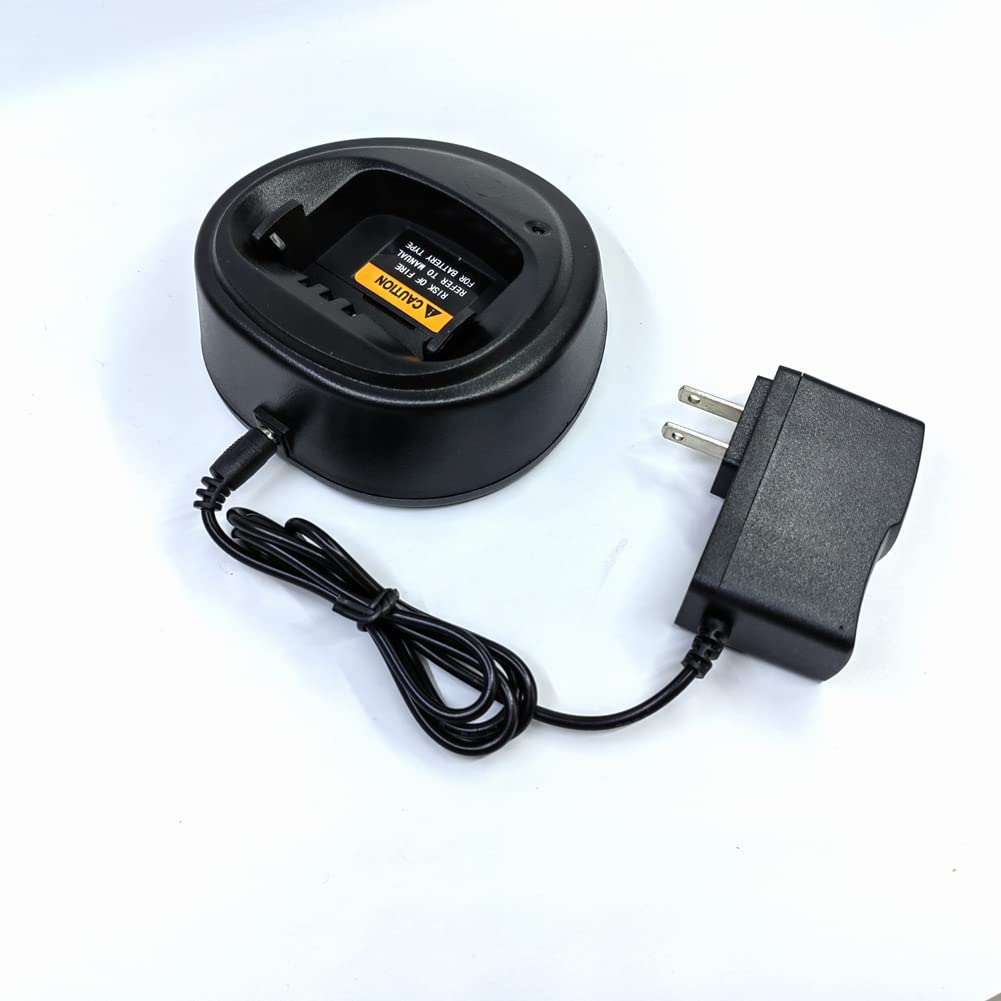 2Pcs Battery Charger For Motorola Cp200 Cp340 Cp360 Cp380 Cp040 Cp140 Pm400 Pr400 Nntn4496 Nntn4497 Replacement For Motorola(Wpln4137 Wpln4226