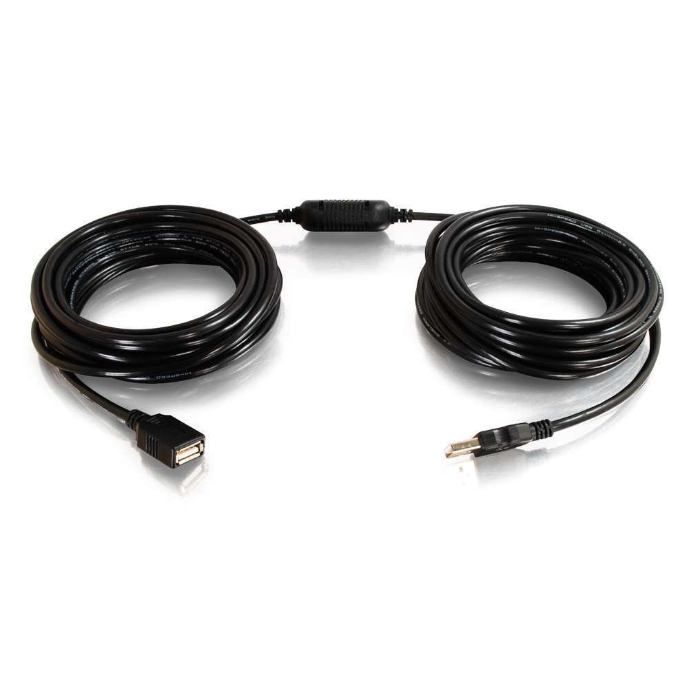 C2G Usb Long Extension Cable, Usb Cable, Usb A To A Cable, Black, 39.40 Feet (12 Meters), Cables To Go 38999