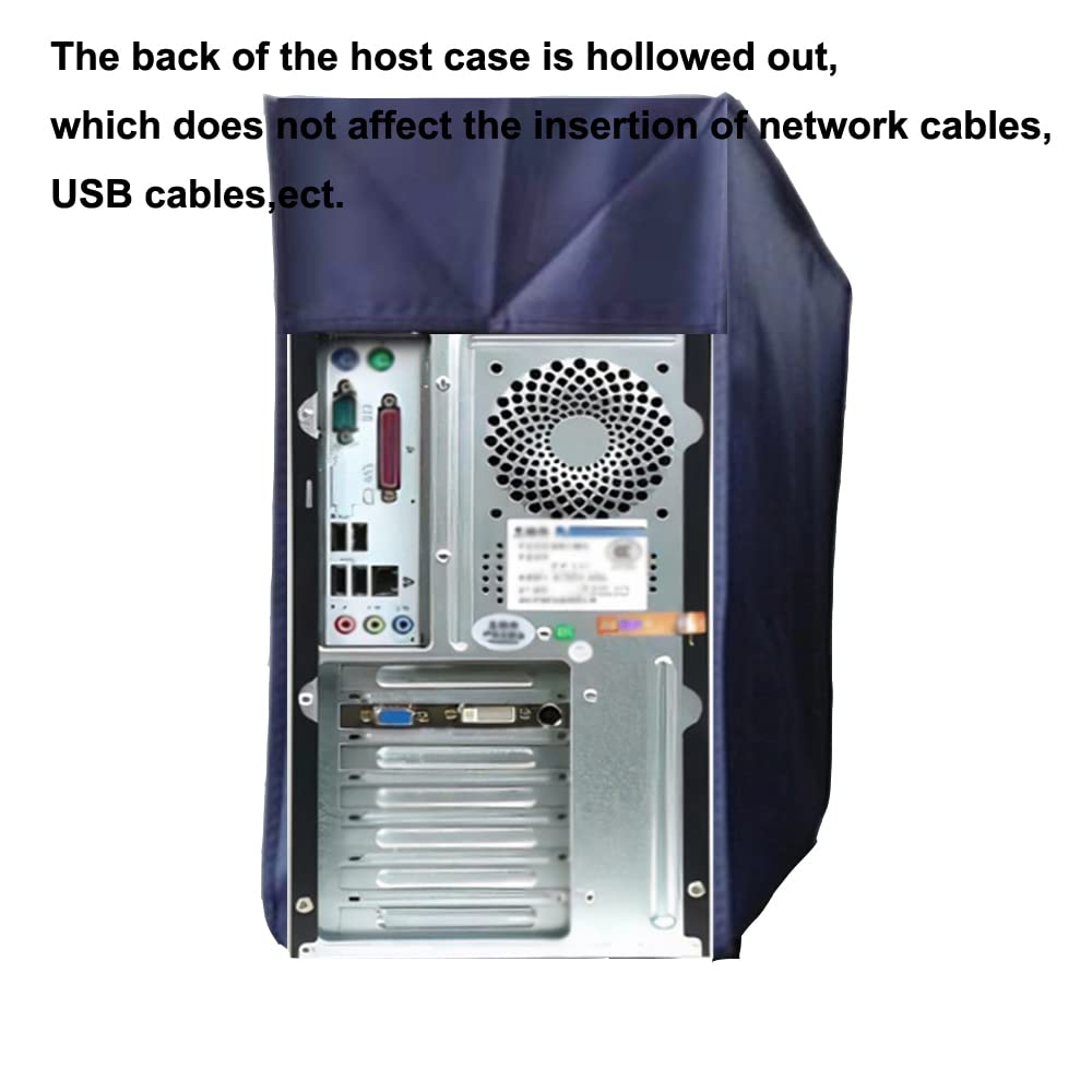 Alhbejt 3 Pieces Computer Dust Cover Monitor + Keyboard+ Computer Host Pc Dust Proof Computer Covers Case Computer Dust Cover Fo