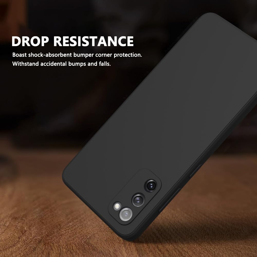 Wogroo For Samsung Galaxy S20 Fe Case Black, Scratch Resistant With Soft Touch, Slim Thin Phone Cover For Samsung Galaxy S20 Fe