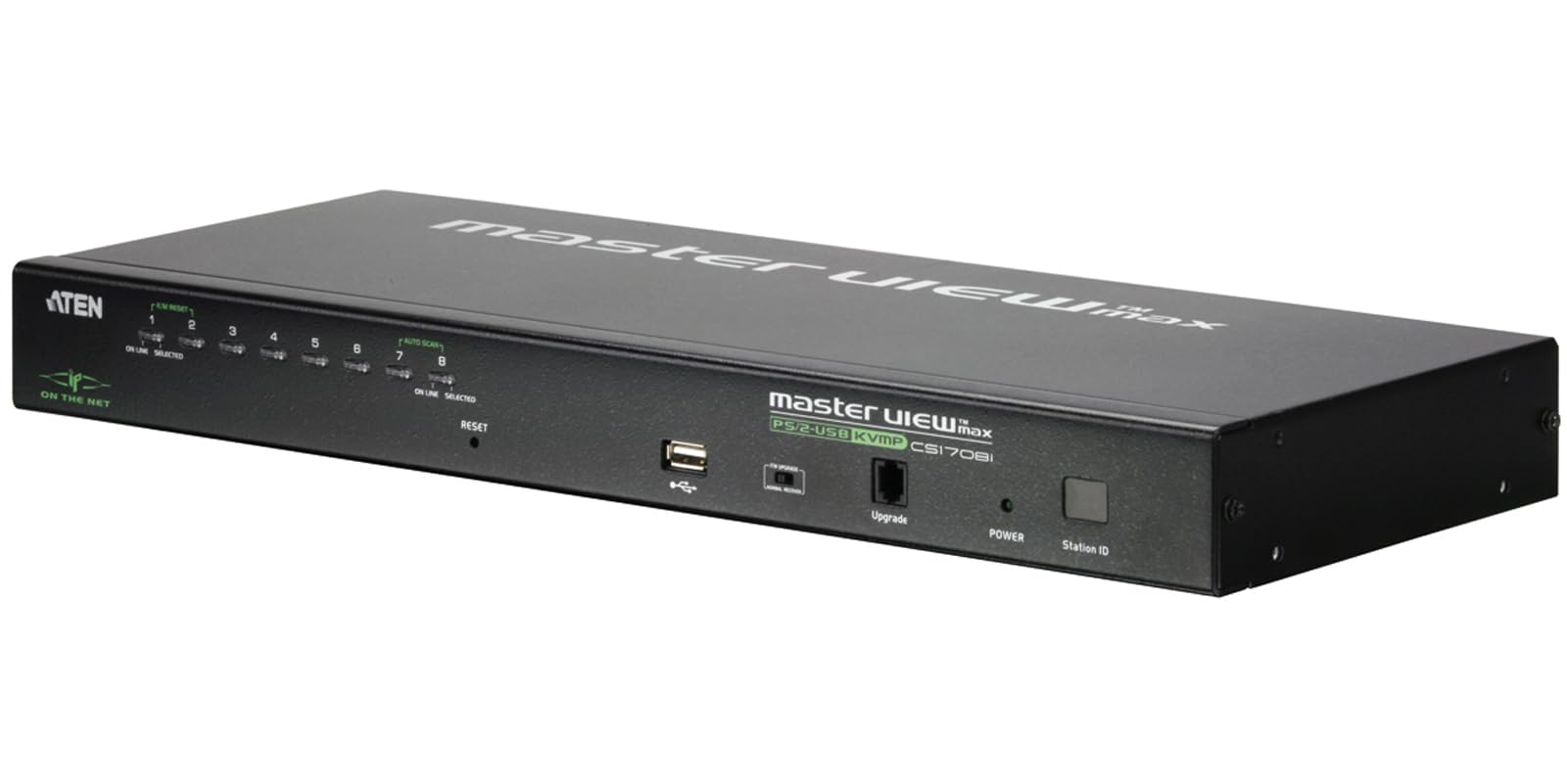 8-Port Ps/2-Usb Kvm On The Net With 1 Local/Remote User Access