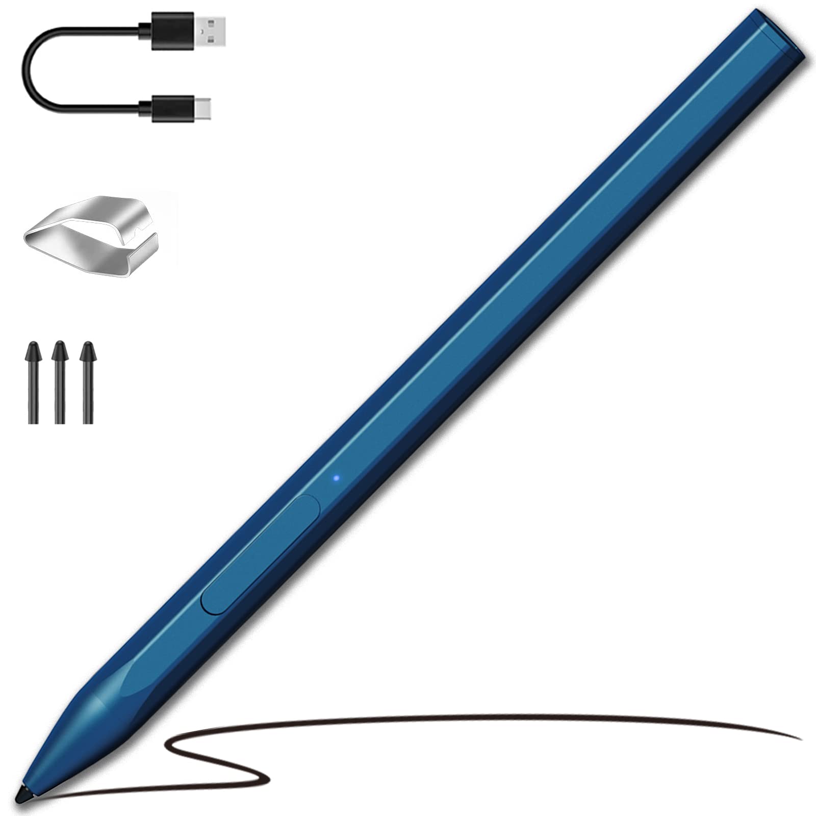 Sssgrgb Stylus Pen For Microsoft Surface Pro9/8/X/7/6/5/4/3 Surface Go 3/2/1 Surface 3/Laptop/Studio/Book 4/3/2/1Hp Asus With 40