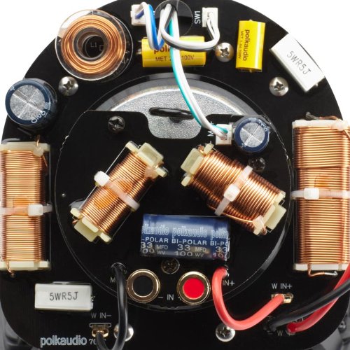 Polk Audio 70-Rt 3-Way In-Ceiling Speaker (2.5    Driver, 7    Sub) - The Vanishing Series | Power Port | Paintable Grille | Dua