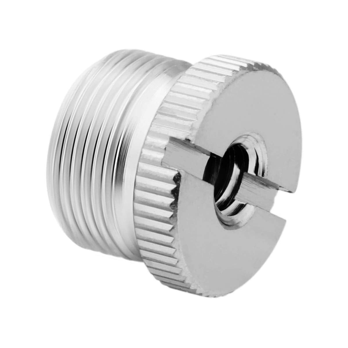 Jomley 1/4 To 5/8 Adapter, 1/4'' 20 Female To 5/8'' 27 Male Screw Thread Adapter For Camera Monitor Microphone Stand   2 Pack