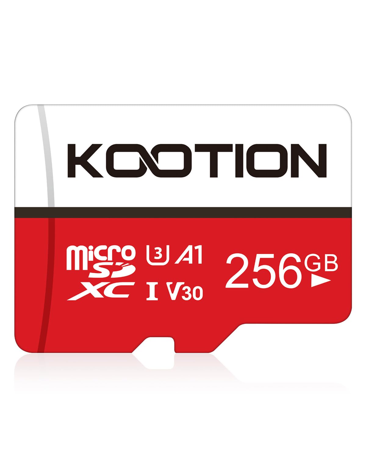 Kootion 256Gb Micro Sd Card Uhs I U3 V30 4K For Camera/Action Camera/Drone/Smartphone, Class 10 Microsdxc Memory Card With Adapt