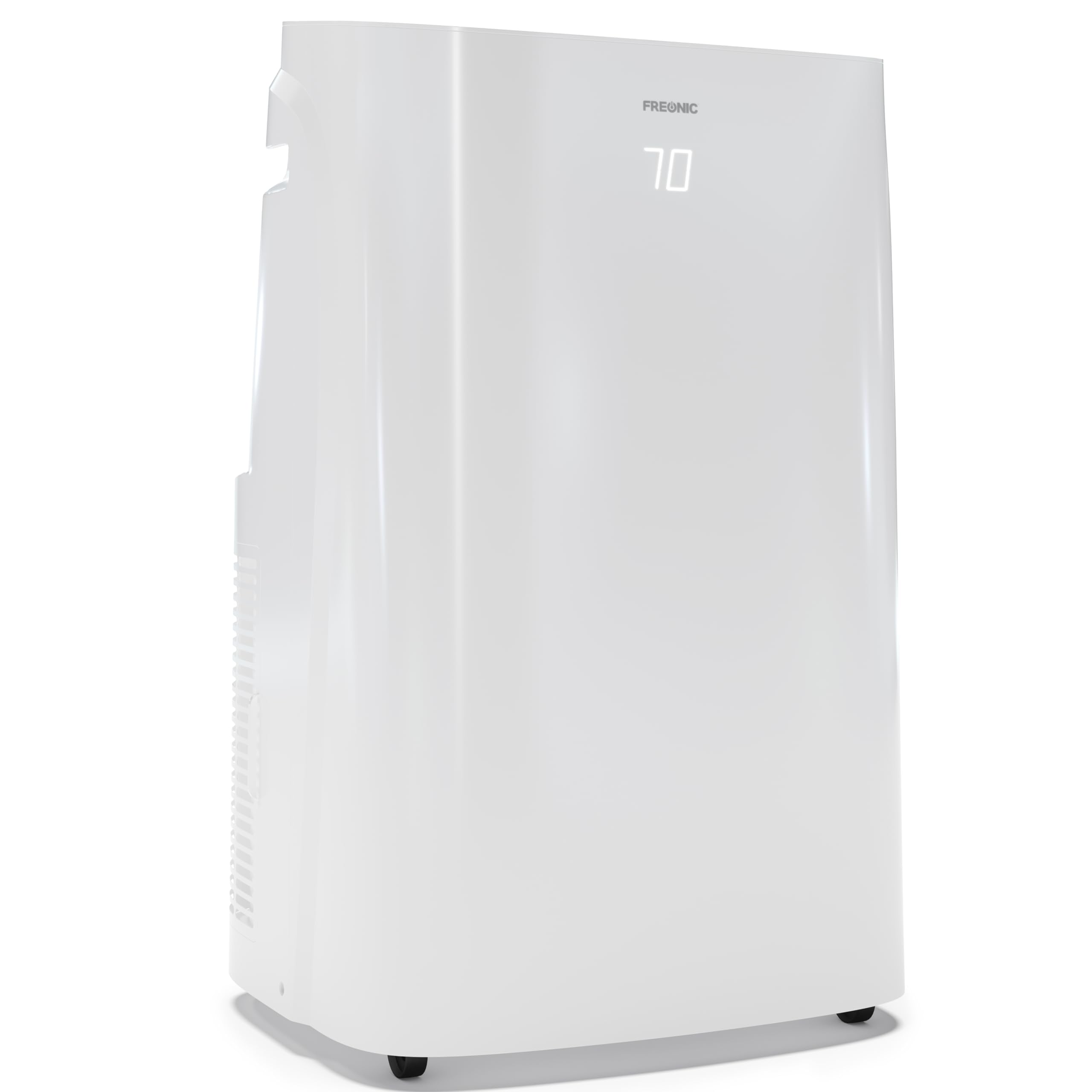 Freonic FHCP081AKR 8,150 BTU Portable Air Conditioner, AC for Rooms Sq.Ft, LED Display, 24H Timer, Auto-Restart, Sleep Mode, Deh