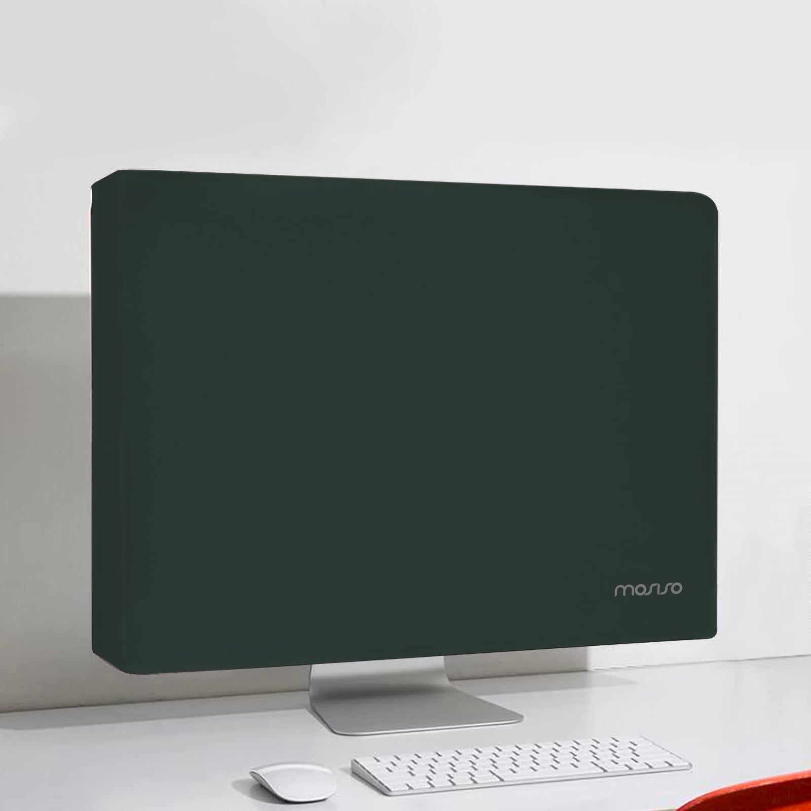 Mosiso Monitor Dust Cover 22, 23, 24, 25 Inch Anti Static Dustproof Lcd/Led/Hd Panel Case Computer Screen Protective Sleeve Compatible With Imac 24 Inch, 22 25 Inch Pc, Desktop And Tv, Emerald Green