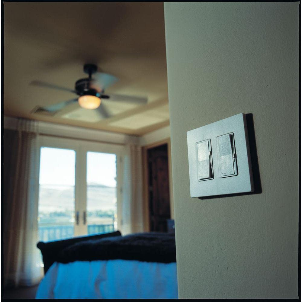 Lutron Diva Quiet 3 Speed Fan Control, 1.5 Amp Single Pole/3 Way With Wallplate, Dvwfsq Fh La, Light Almond
