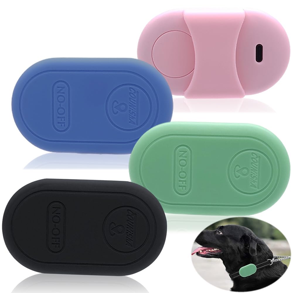 Silicone Holder For Galaxy Smarttag2 (2023) For Dog Collar, Slim Rubber Waterproof Cover Pet Necklace Accessories, Secure Durable Case Compatible For Samsung Tag 2 Tracker For Cat(4 Pack)