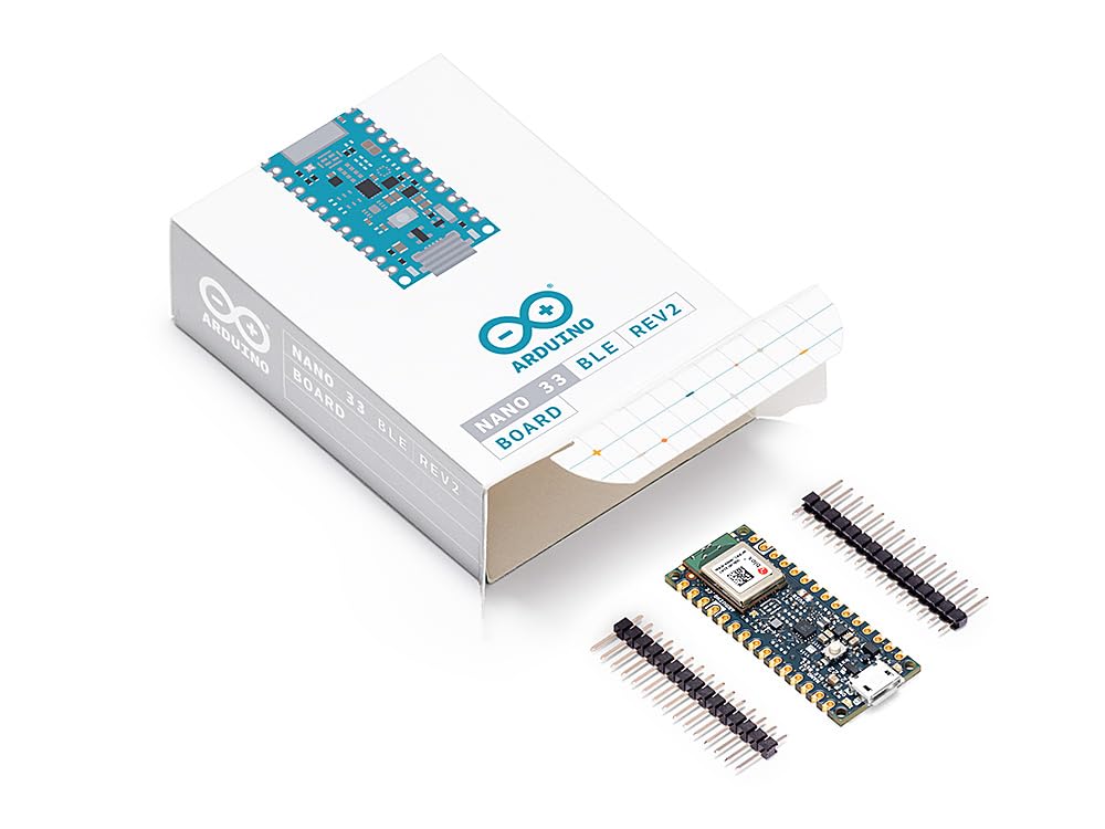 Arduino Nano 33 Ble Rev2 [Abx00071]   Nrf52840   Micropython, Small Form Factor, Bluetooth Low Energy, 3V3