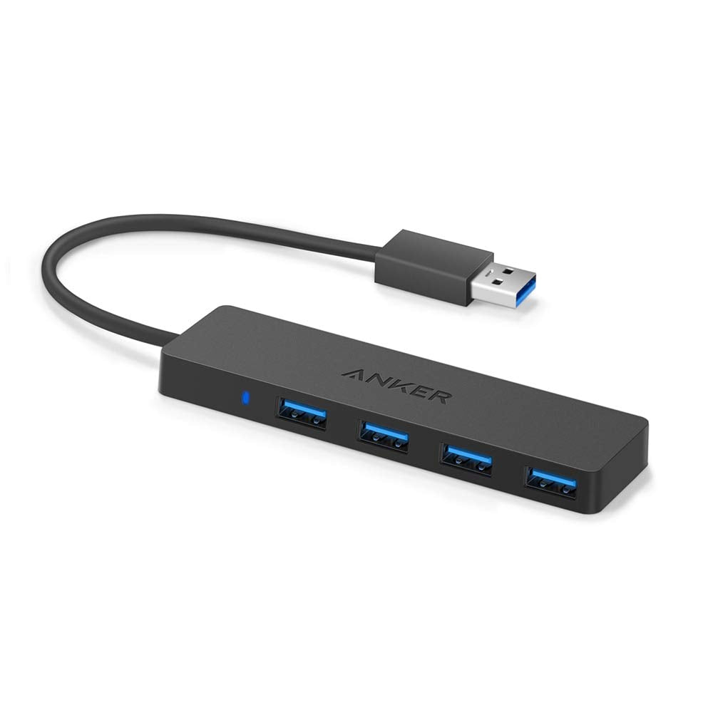 Anker 4 Port Usb 3.0 Ultra Slim Data Hub For Macbook, Mac Pro/Mini, Imac, Surface Pro, Xps, Notebook Pc, Usb Flash Drives, Mobil