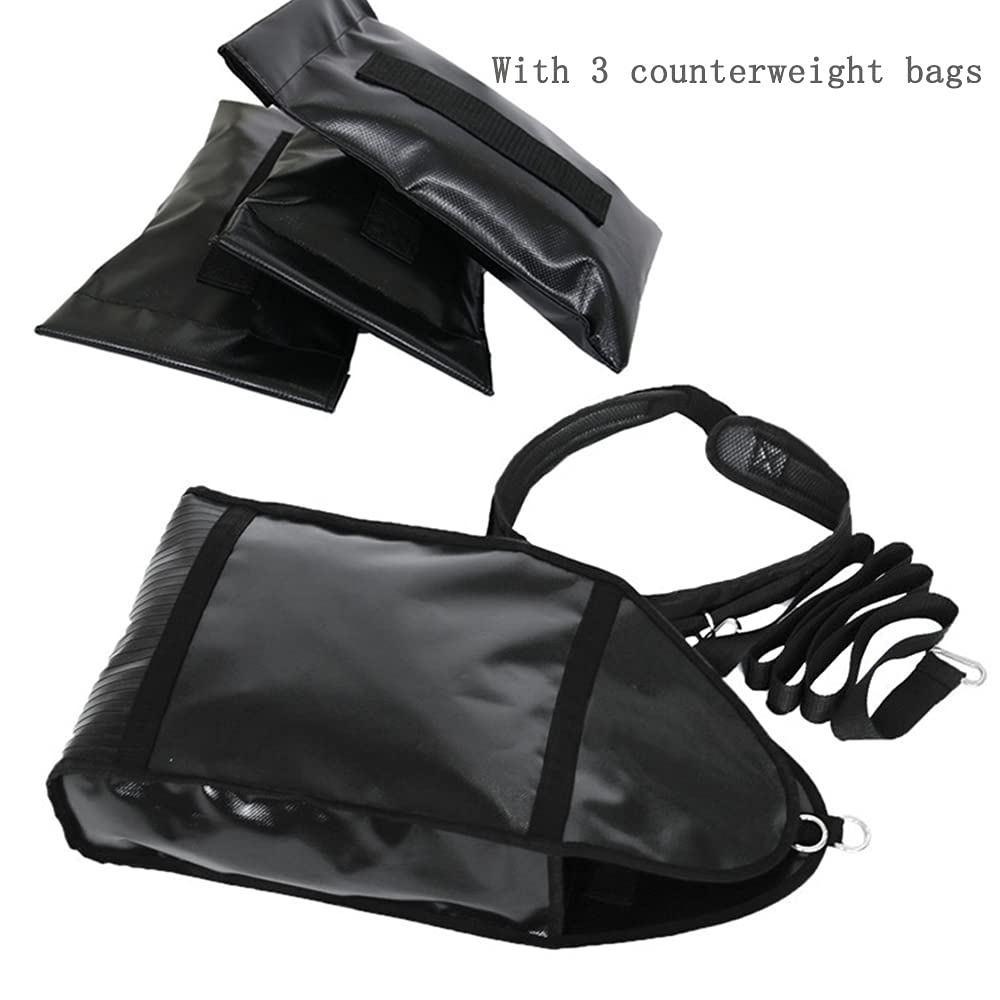 Running Weight Bag Speed Training Sandbag Adjustable Weight Sled Running Training Used For Speed Training For Sprinters With 3 W