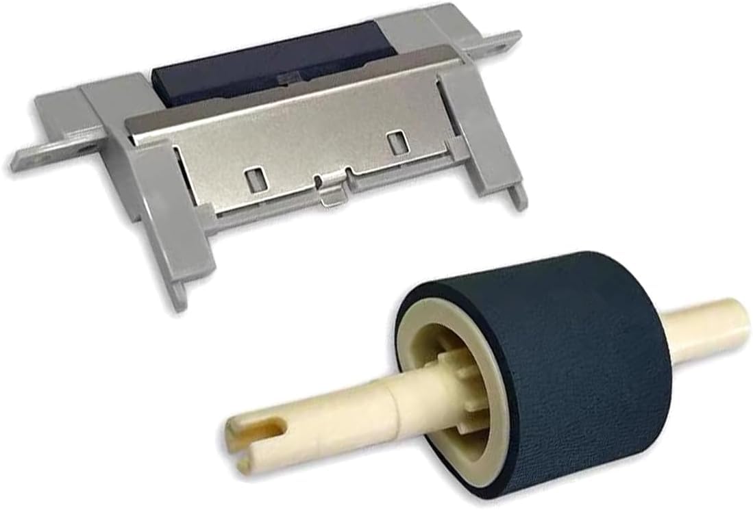 Compatible Paper Pickup Feed Roller + Separation Pad for HP LaserJet 1160 1320 P2015 P2014 3390MFP M2727MFP - RL1-0540, RM1-1298