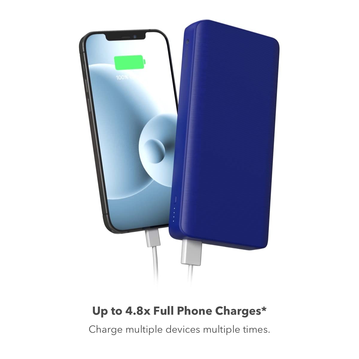 Mophie Power Boost Xl (20K)- Cobalt - Powerstation Containing Large Internal Battery And Versatile Usb-C Port