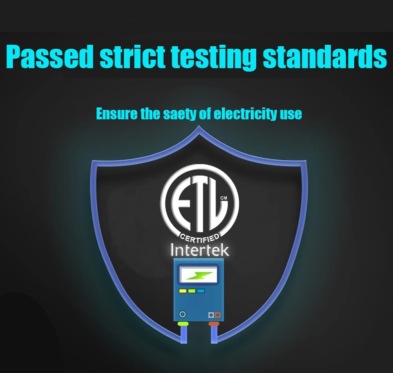 Jplenty Black Extension Cord 10 Ft Long Thin Extension Cords 2 Prong With Single Plug Ideal For Christmas Lights,Halloween Decor