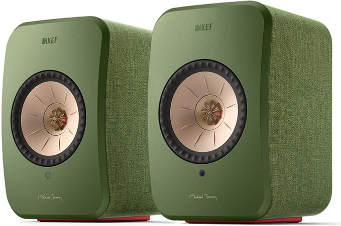 Kef Lsx Ii Wireless Hifi Speaker System (Olive Green)