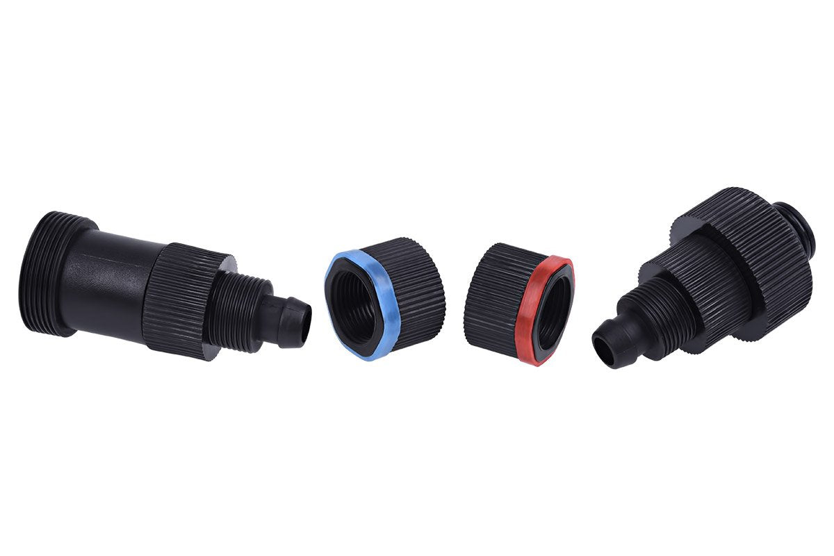 Alphacool Hf Quick Release Connector Kit 11/8Mm, Black