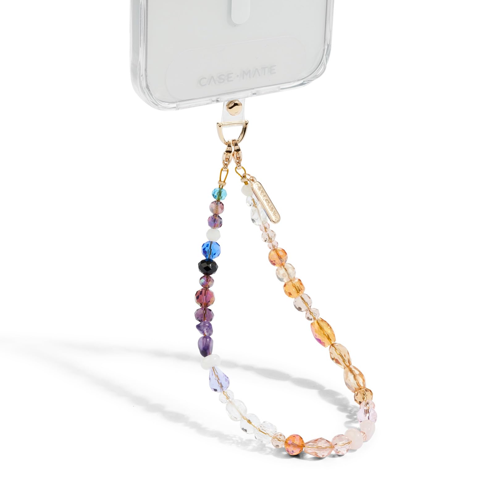 Case Mate Phone Charm With Beaded Crystals | Detachable Anti Theft Phone Strap | Hands Free Iphone Wrist Strap For Women | Phone