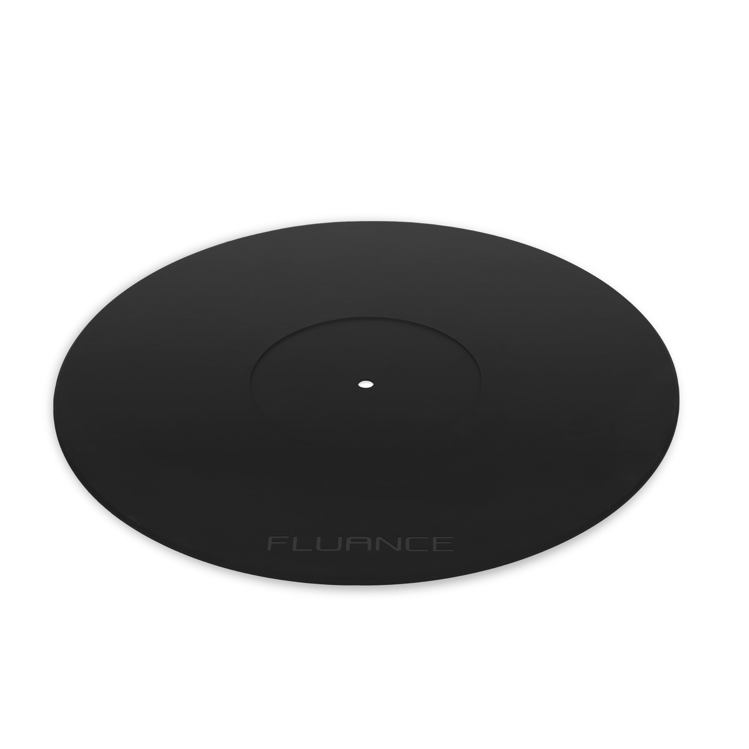 Fluance Turntable Platter Mat (Rubber Black)   Durable Audiophile Grade Silicone Design For Vinyl Record Players (Pfhtrp)