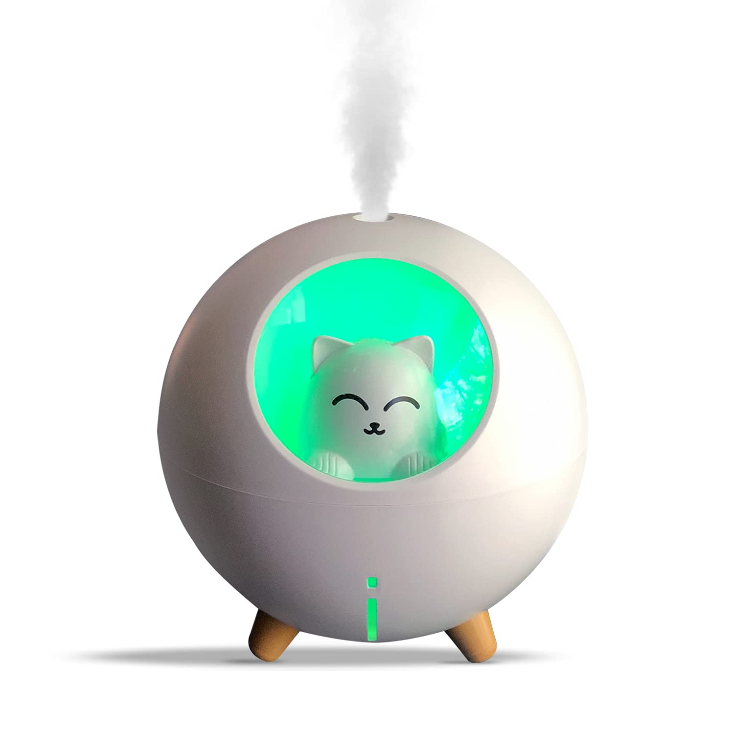 Upgraded Ultrasonic Ultra Quiet Usb Cute Cool Mist Mini Humidifier, For Kids Baby Nursery Bedroom, 7 Color Lights 2 Mist Mode Au