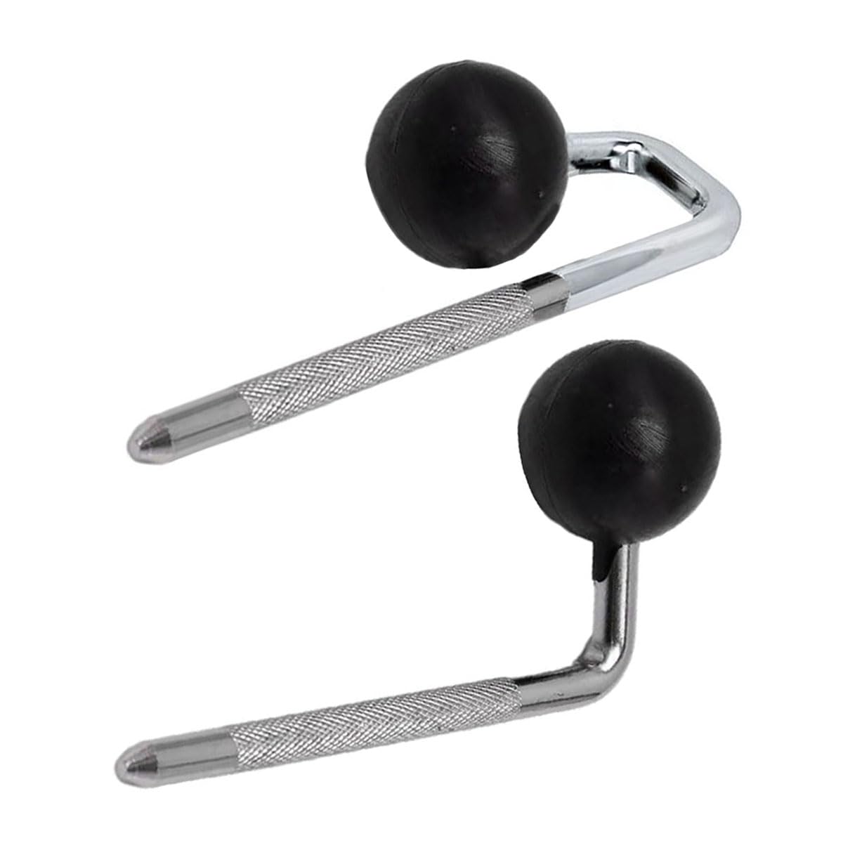 TUOREN 2Pcs L Rod Ball for Tom Drum Mounting Holder Clamp, Universal 40mm Drum Set Hardware