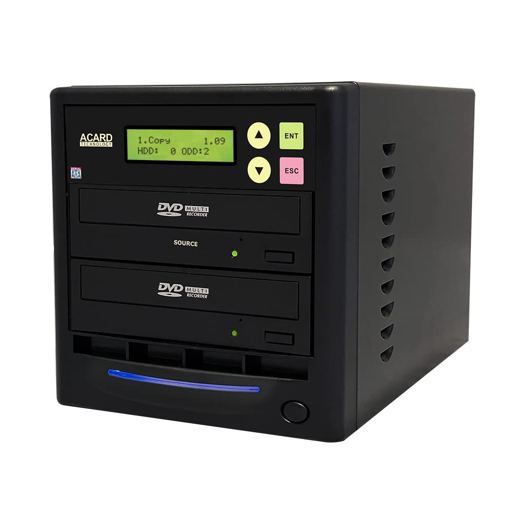 Acard Technology 1 To 1 24X Burner Cd Dvd Duplicator Standalone Tower Using Acards Native Sata Controller Technology