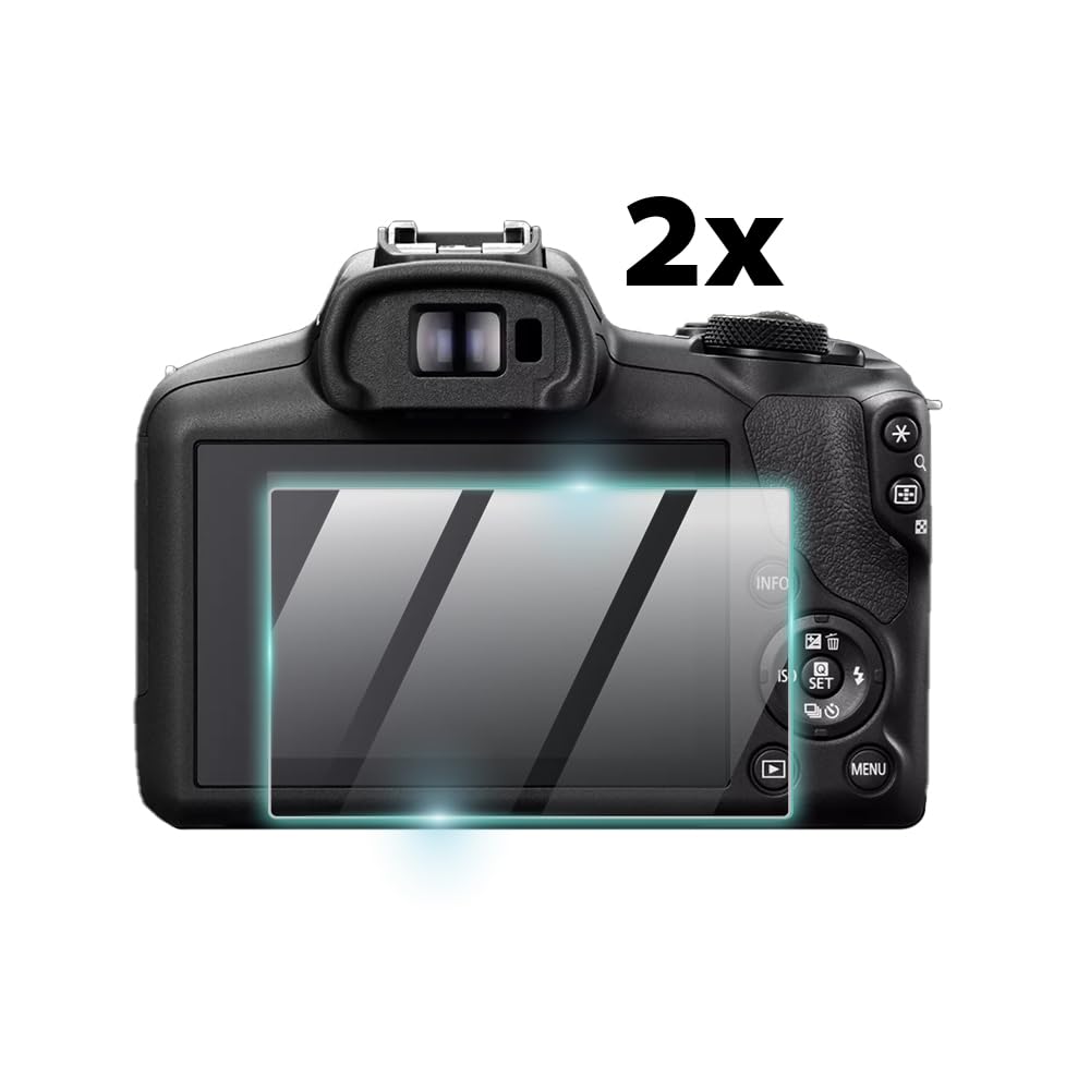 Ipg Proactive For Canon Eos R100 Camera Display (2 Units) 9H Hardness Screen Protector Smooth Glass Touch Ultra Responsive High